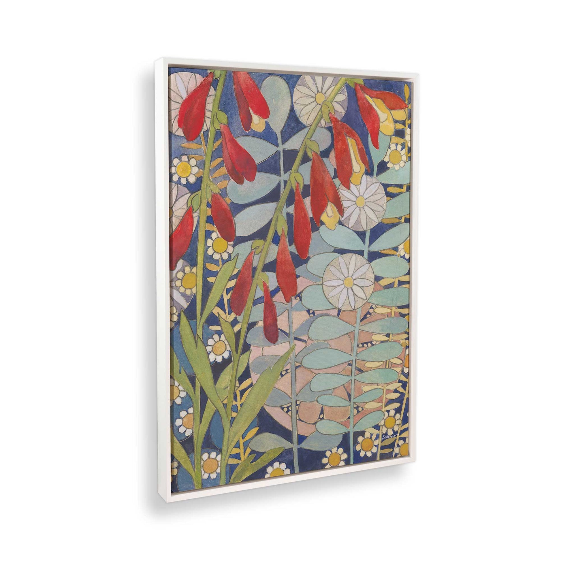 [Color:Opaque White], Picture of the corner of the art