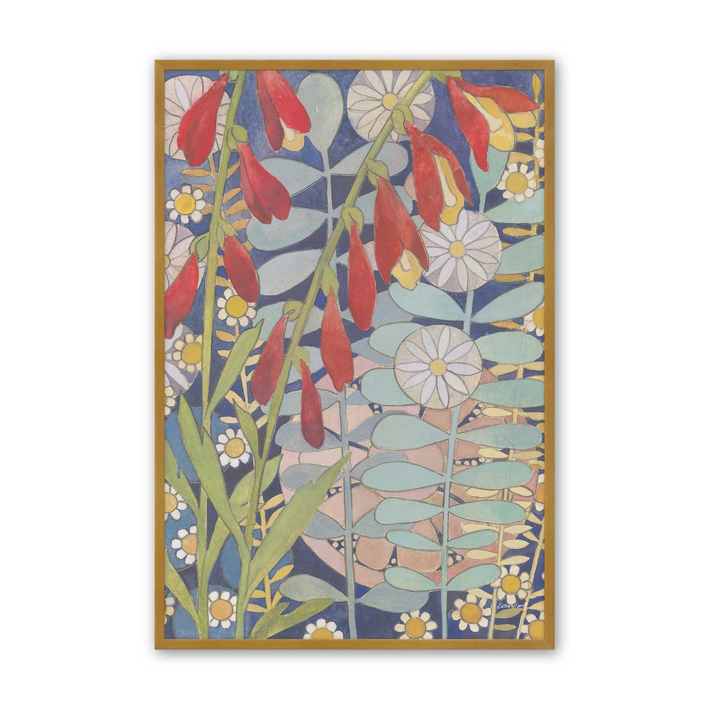 [Color:Polished Gold], Picture of art in a Polished Gold frame