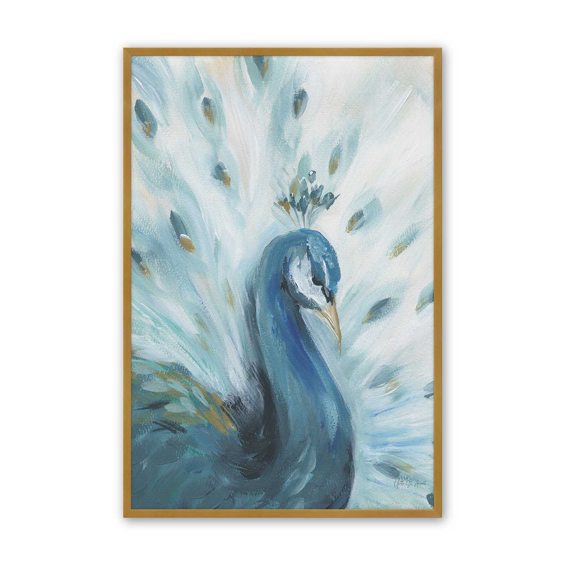 [Color:Polished Gold], Picture of art in a Polished Gold frame