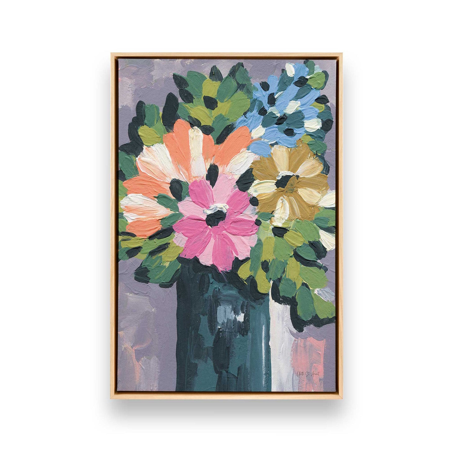 [Color:American Maple], Picture of art in a American Maple frame
