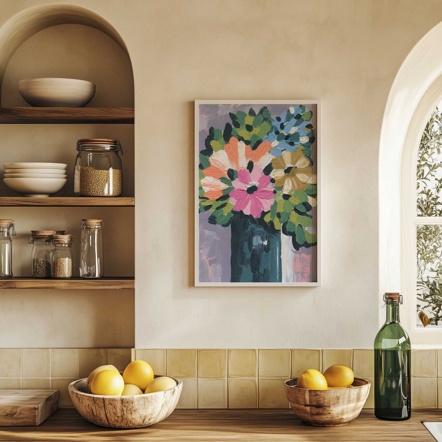 [SPECIAL],[LIFESTYLE], Picture of art hanging in a room