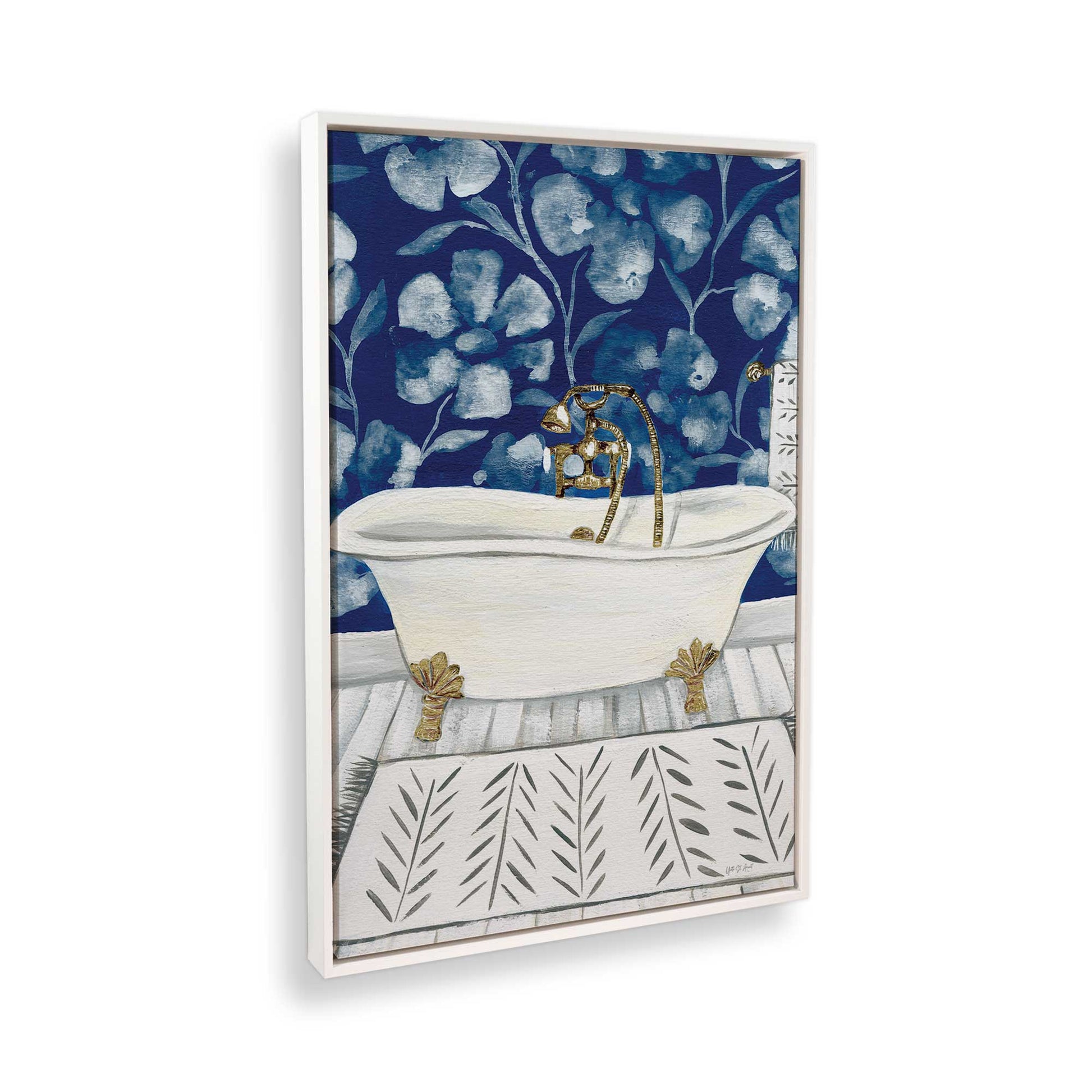[Color:Opaque White], Picture of the corner of the art