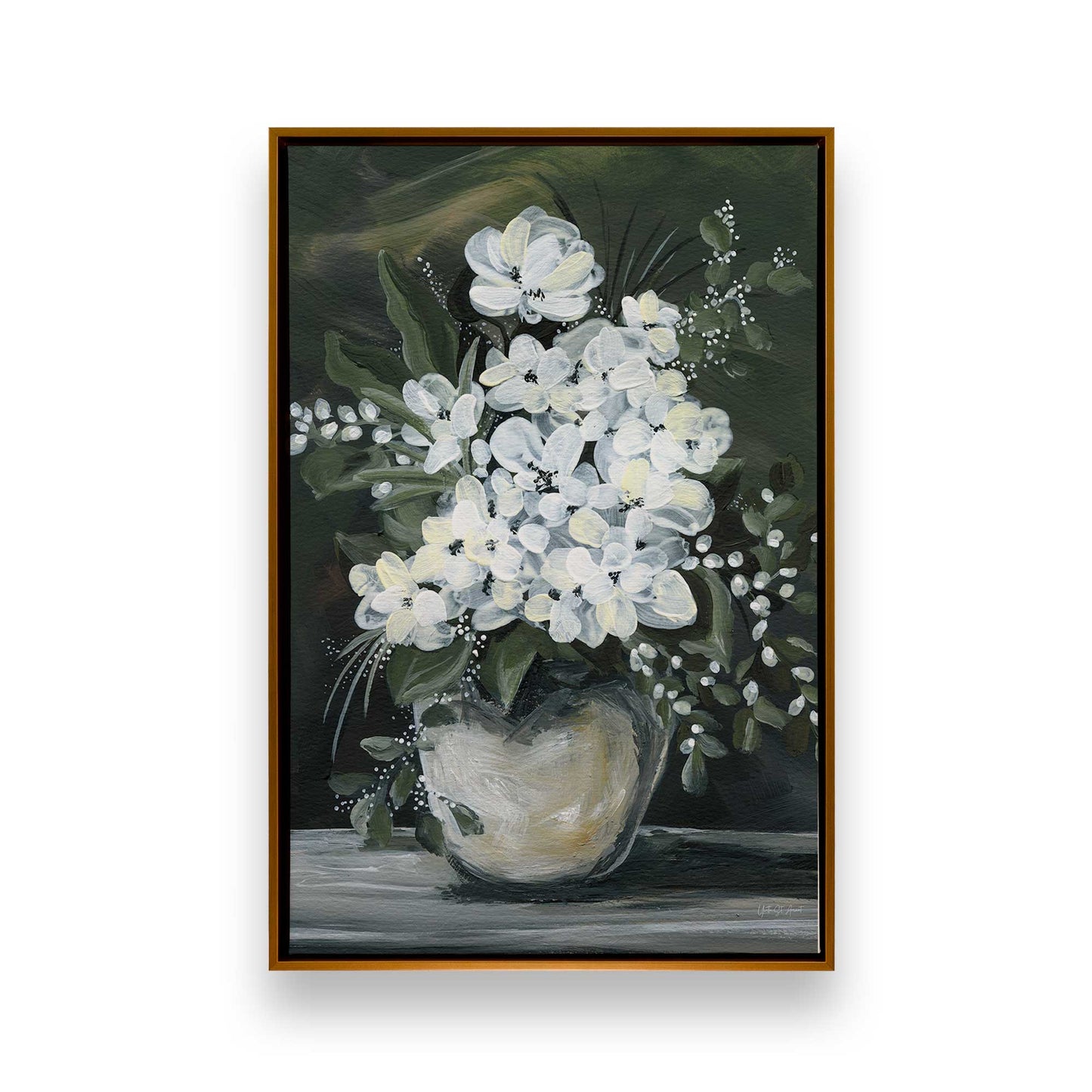 [Color:Polished Gold], Picture of art in a Polished Gold frame