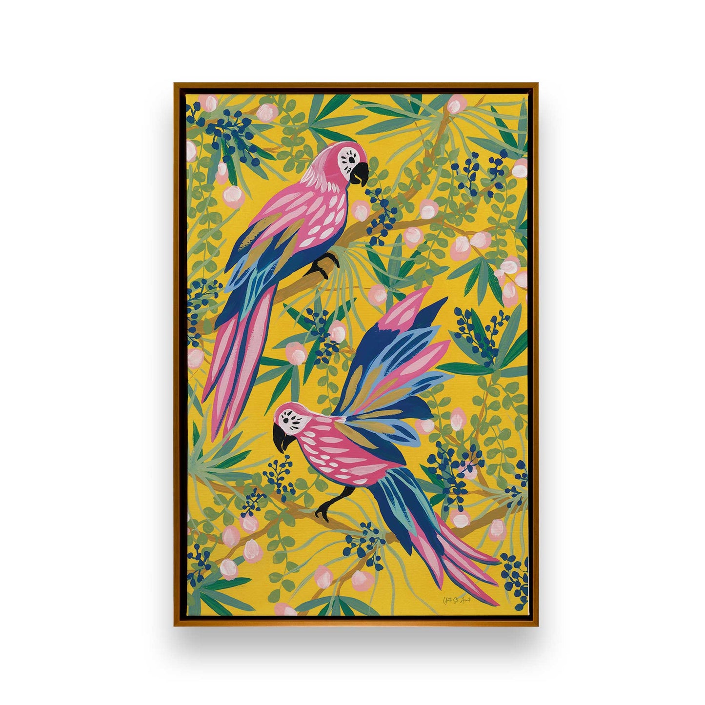[Color:Polished Gold], Picture of art in a Polished Gold frame
