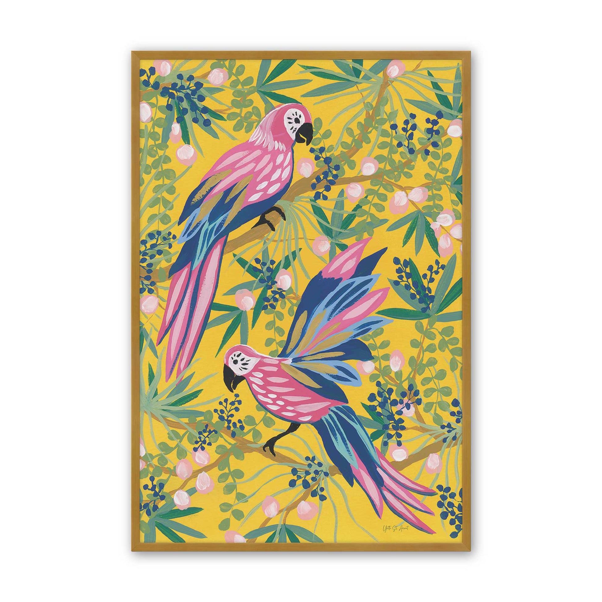 [Color:Polished Gold], Picture of art in a Polished Gold frame