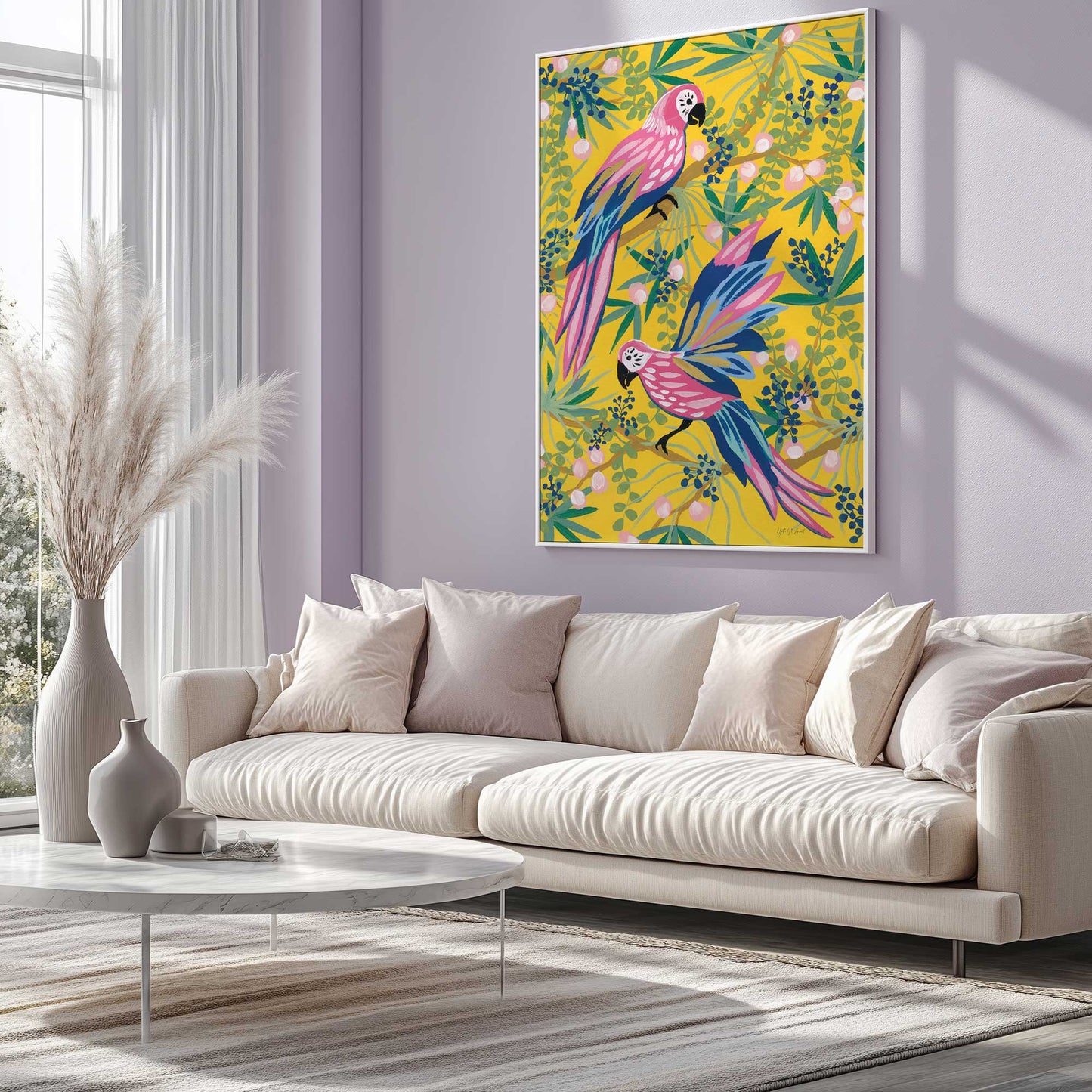 [SPECIAL],[LIFESTYLE], Picture of art hanging in a room