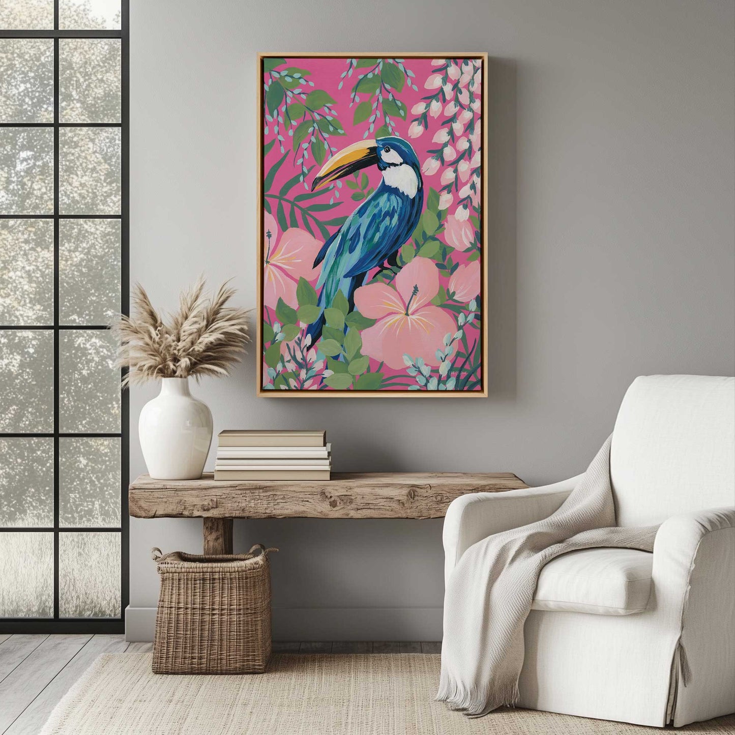 Picture of art in a room