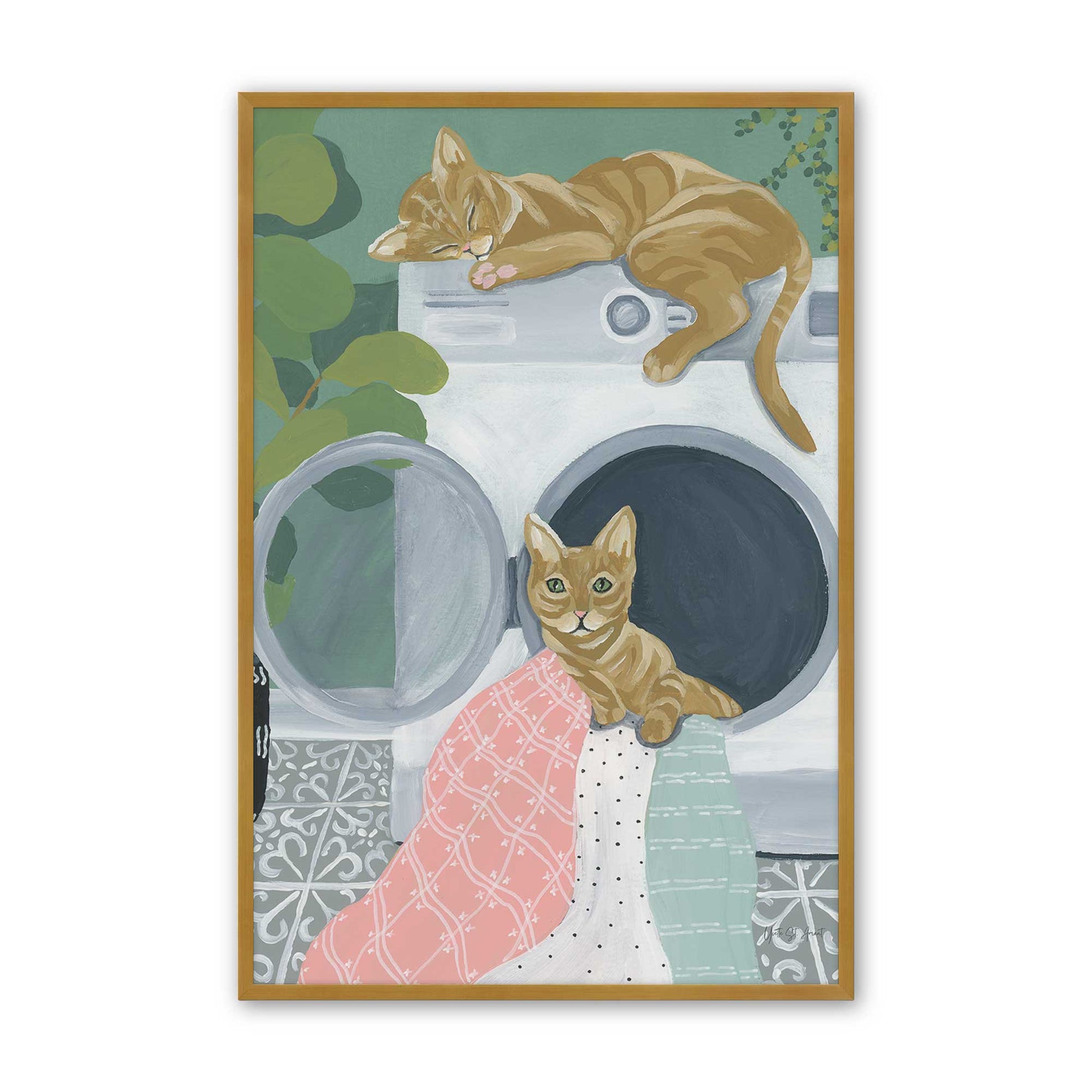 [Color:Polished Gold], Picture of art in a Polished Gold frame