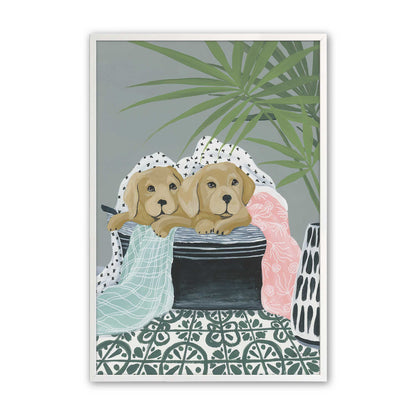 [Color:Opaque White], Picture of art in a Opaque White frame