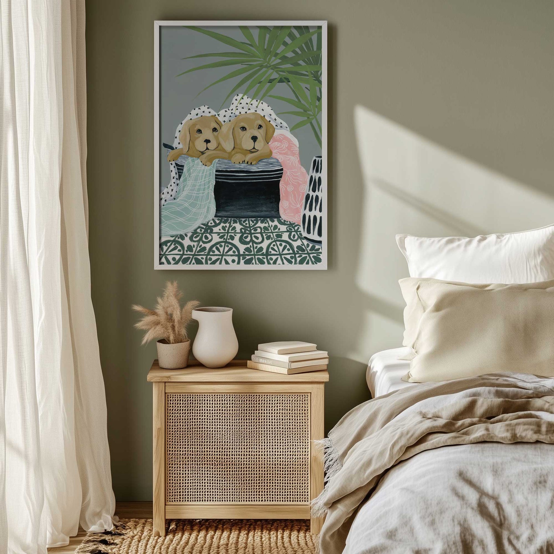 [SPECIAL],[LIFESTYLE], Picture of art hanging in a room