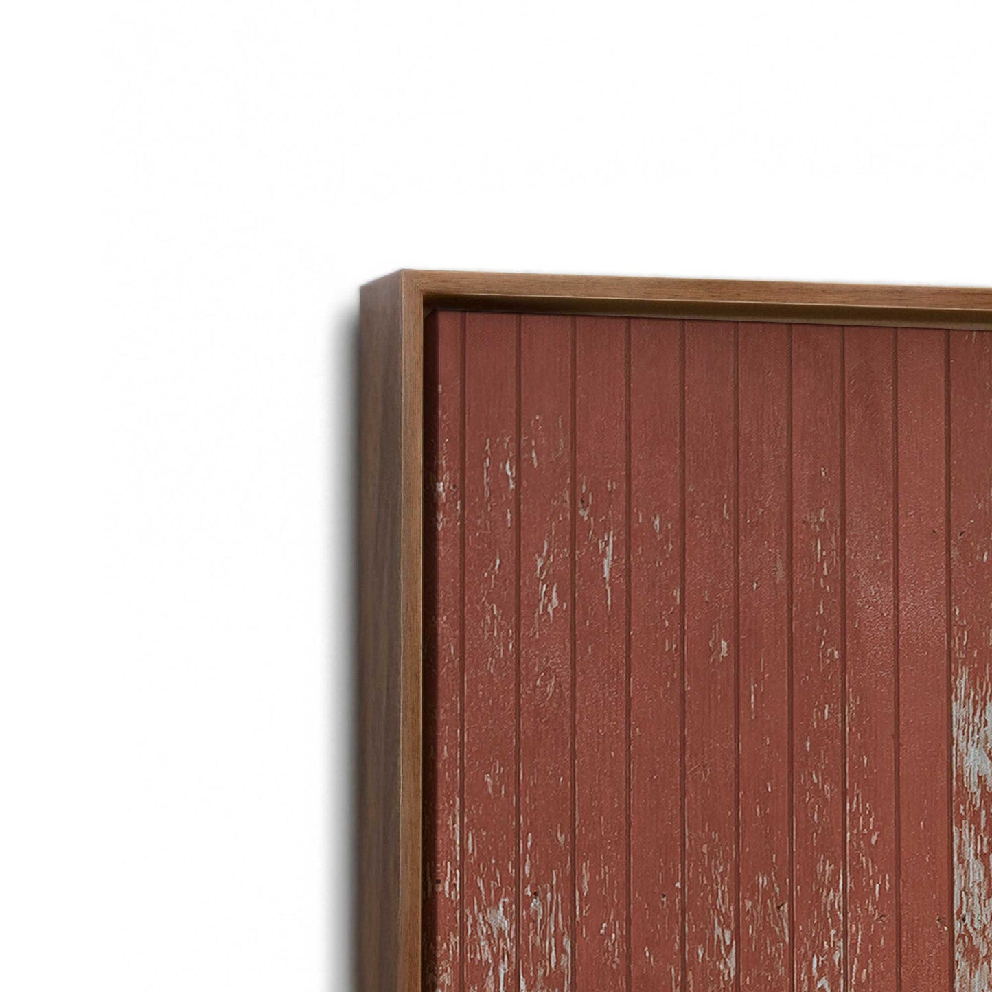 [Color:Walnut], Picture of art in a Walnut frame at an angle