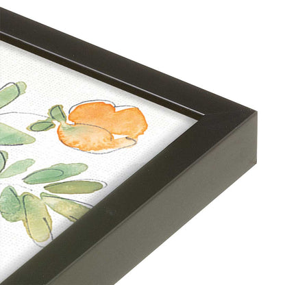 [Color:Satin Black], Picture of art in a Satin Black frame at an angle