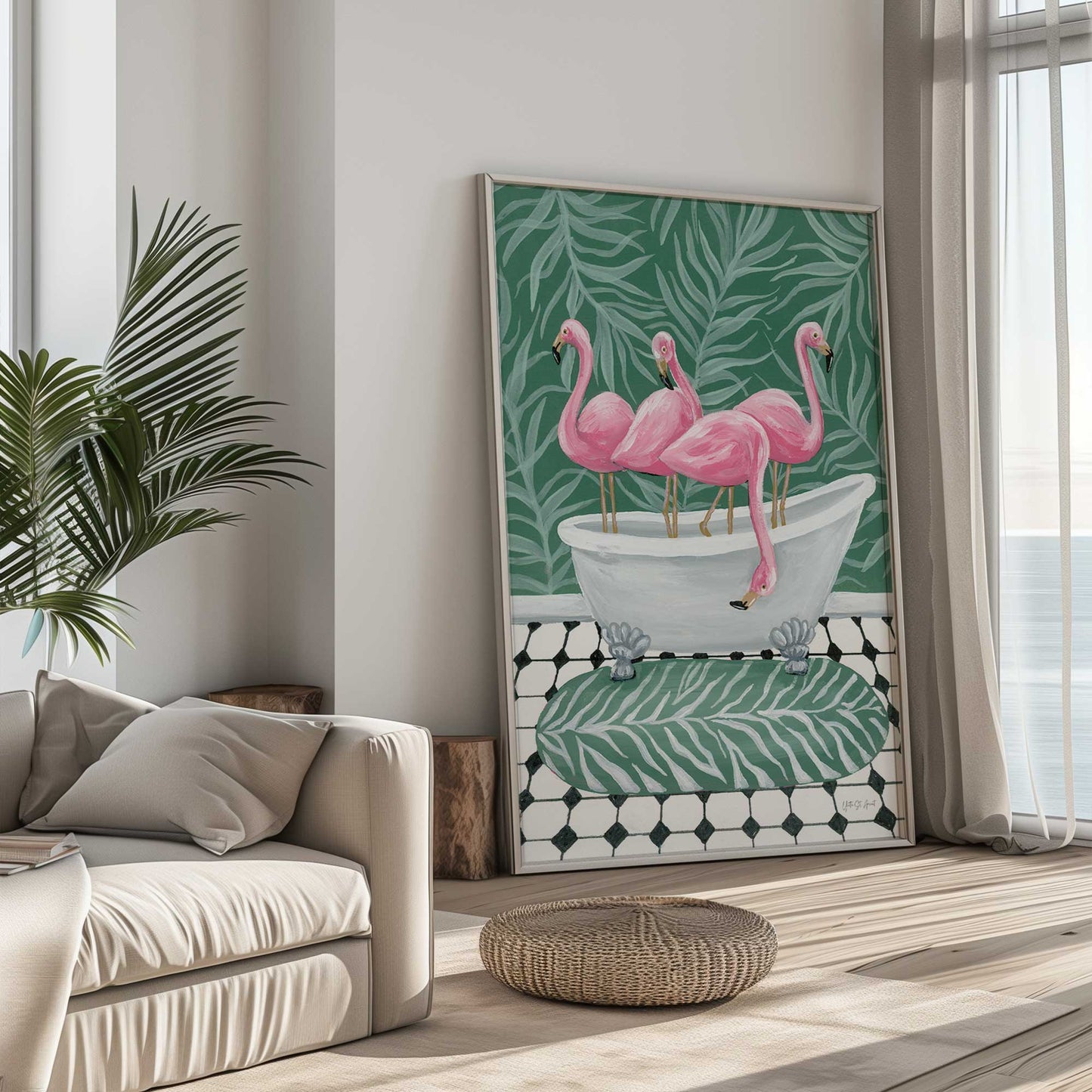 [SPECIAL],[LIFESTYLE], Picture of art hanging in a room