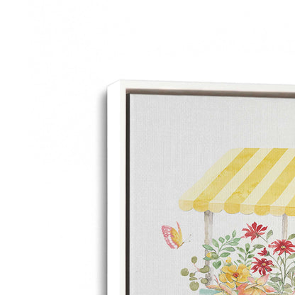[Color:Opaque White], Picture of art in a White frame at an angle