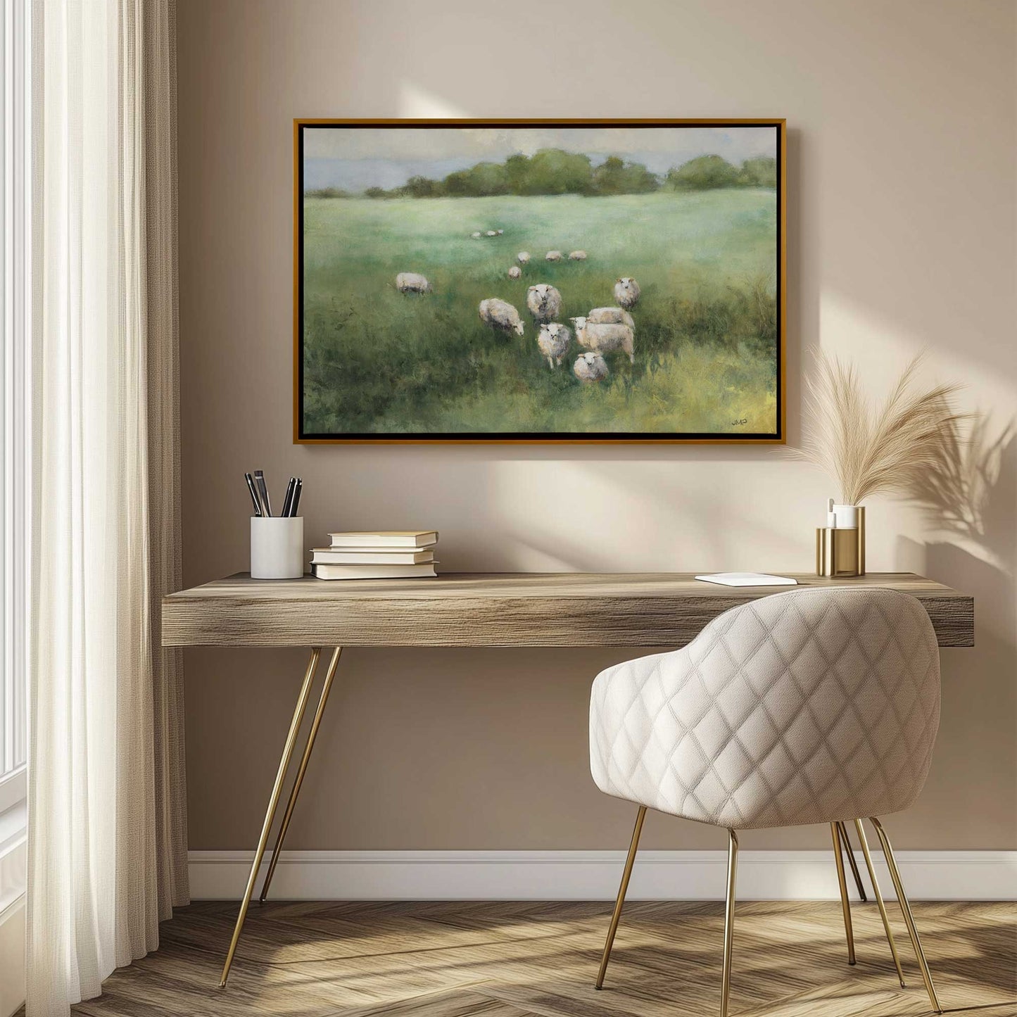 Picture of art in a room