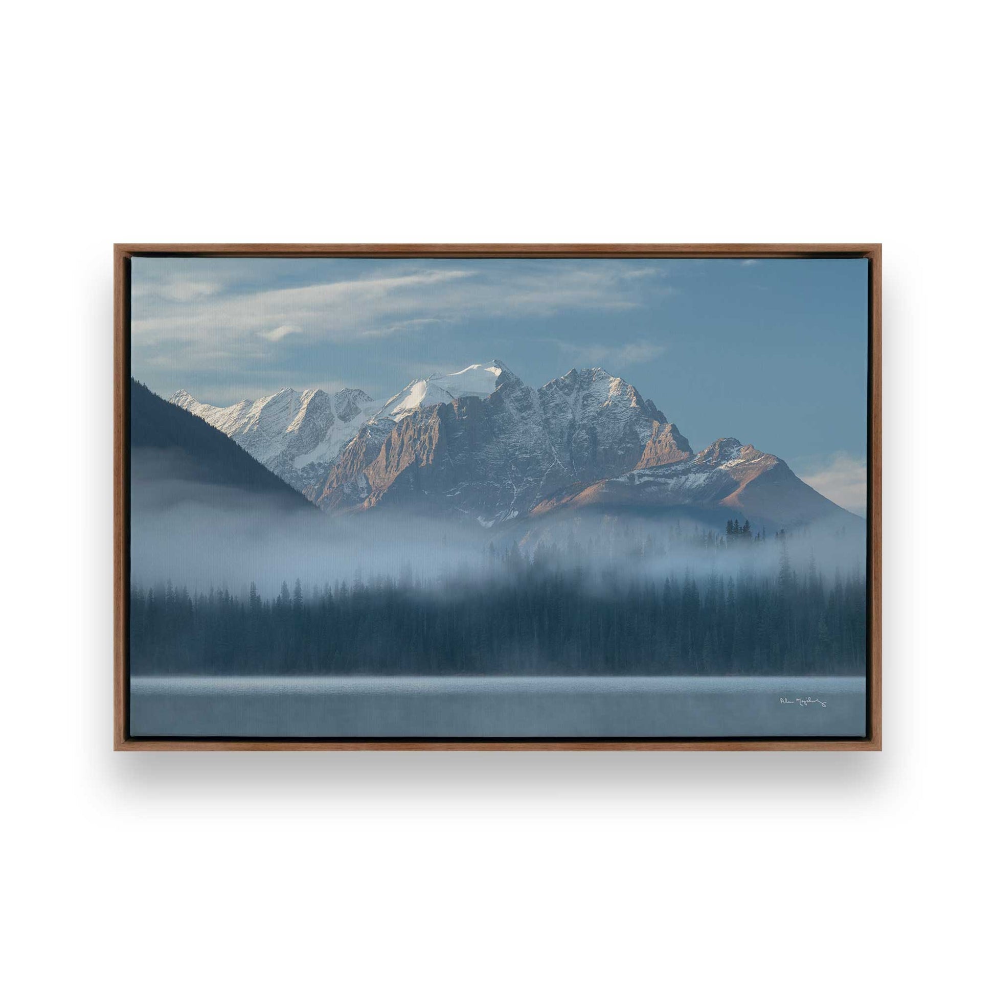 [Color:Walnut], Picture of art in a Walnut frame
