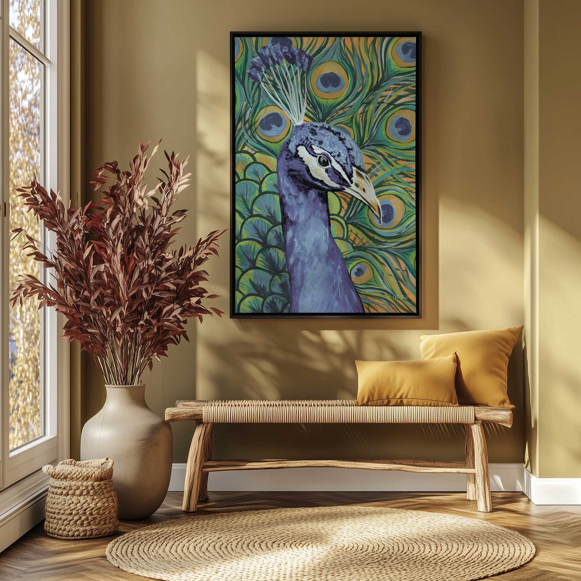Picture of art in a room