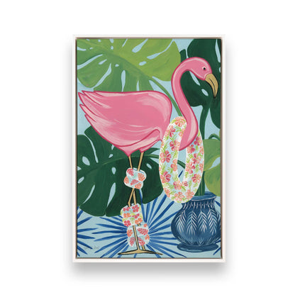 [Color:Opaque White], Picture of art in a White frame