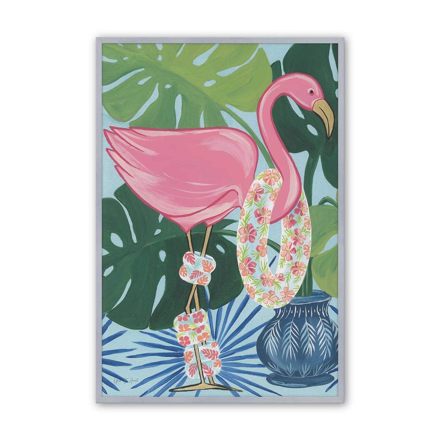 [Color:Polished Chrome], Picture of art in a Polished Chrome frame