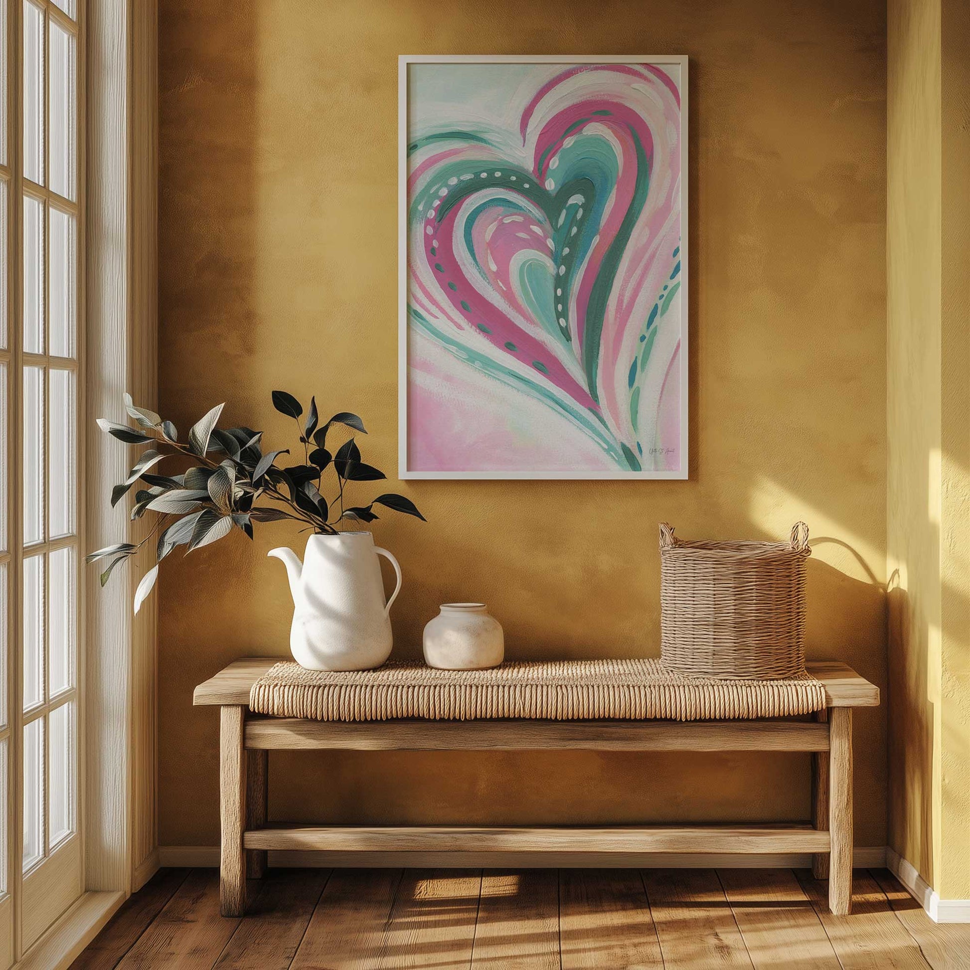 Picture of art in a room