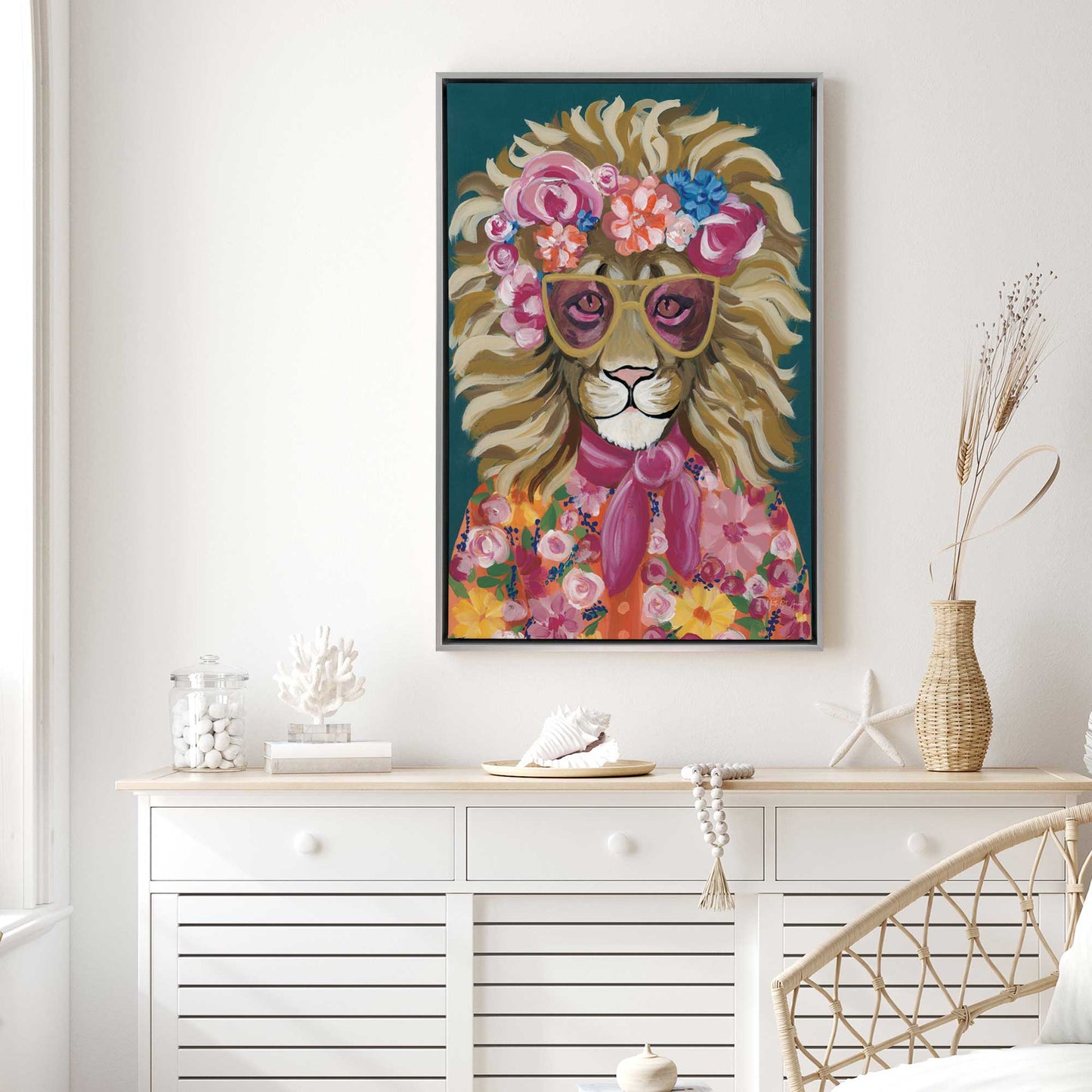 Picture of art in a room