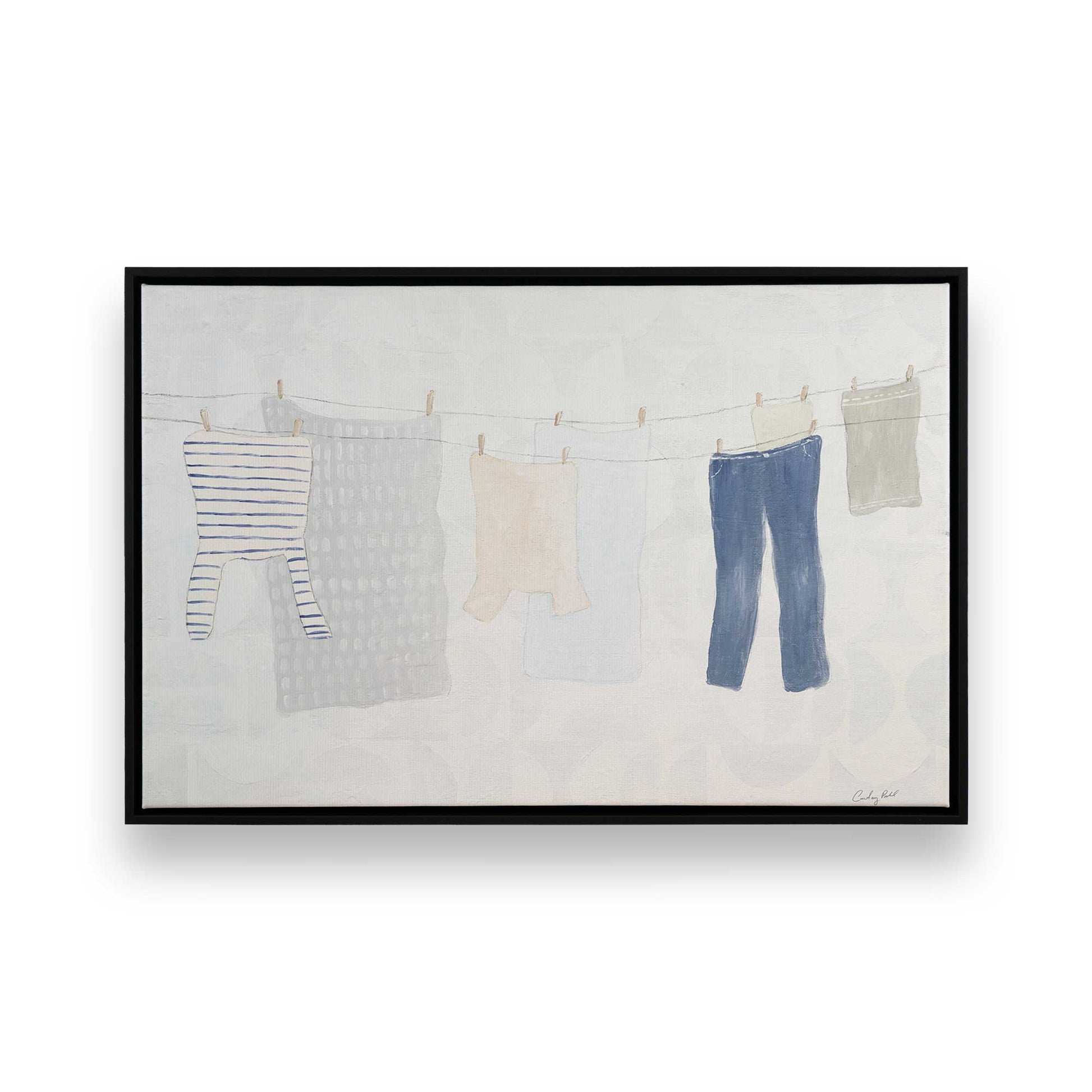 [Color:Satin Black], Picture of art in a Satin Black frame