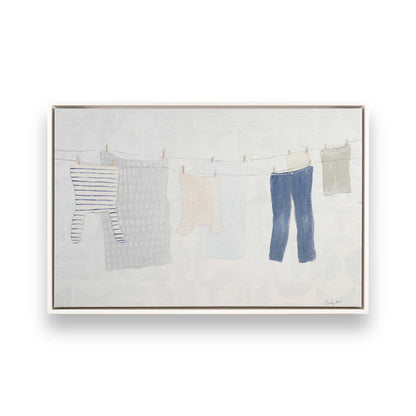 [Color:Opaque White], Picture of art in a White frame