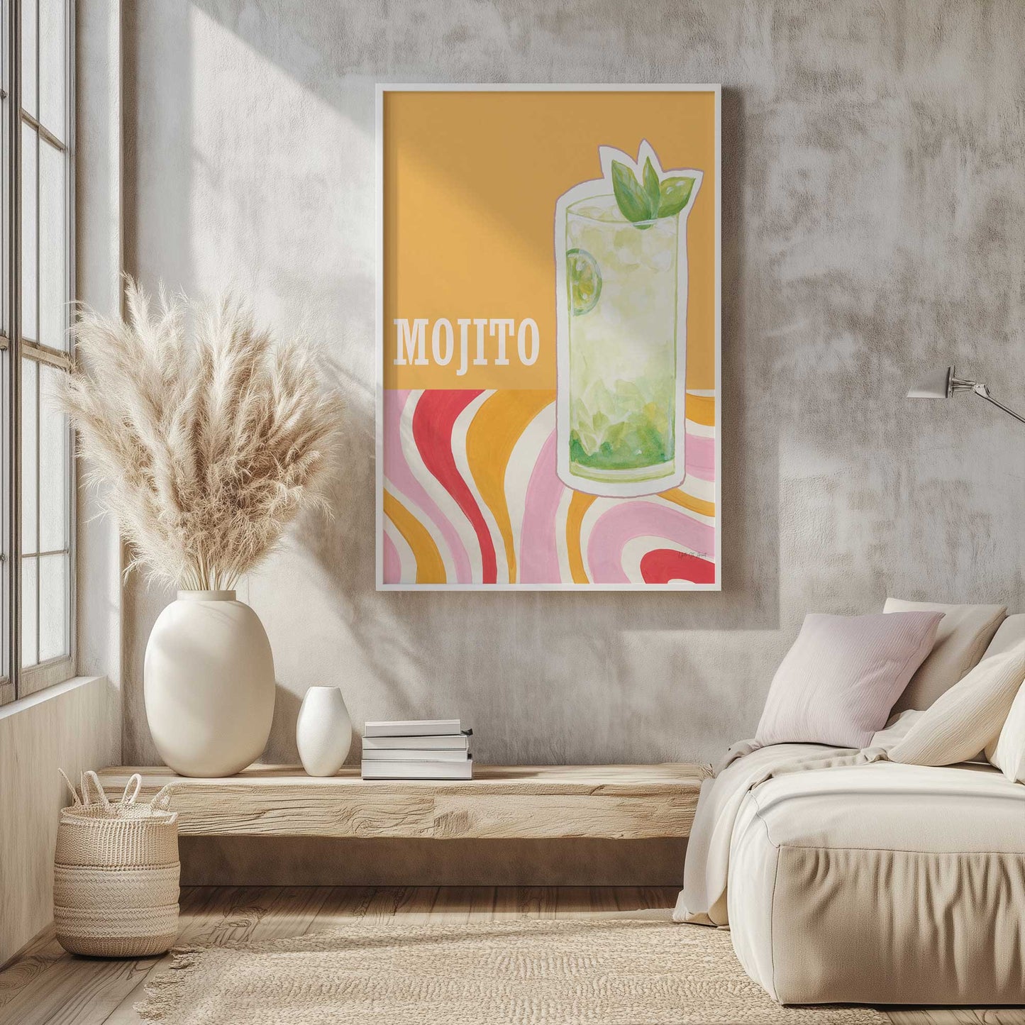 [SPECIAL],[LIFESTYLE], Picture of art hanging in a room