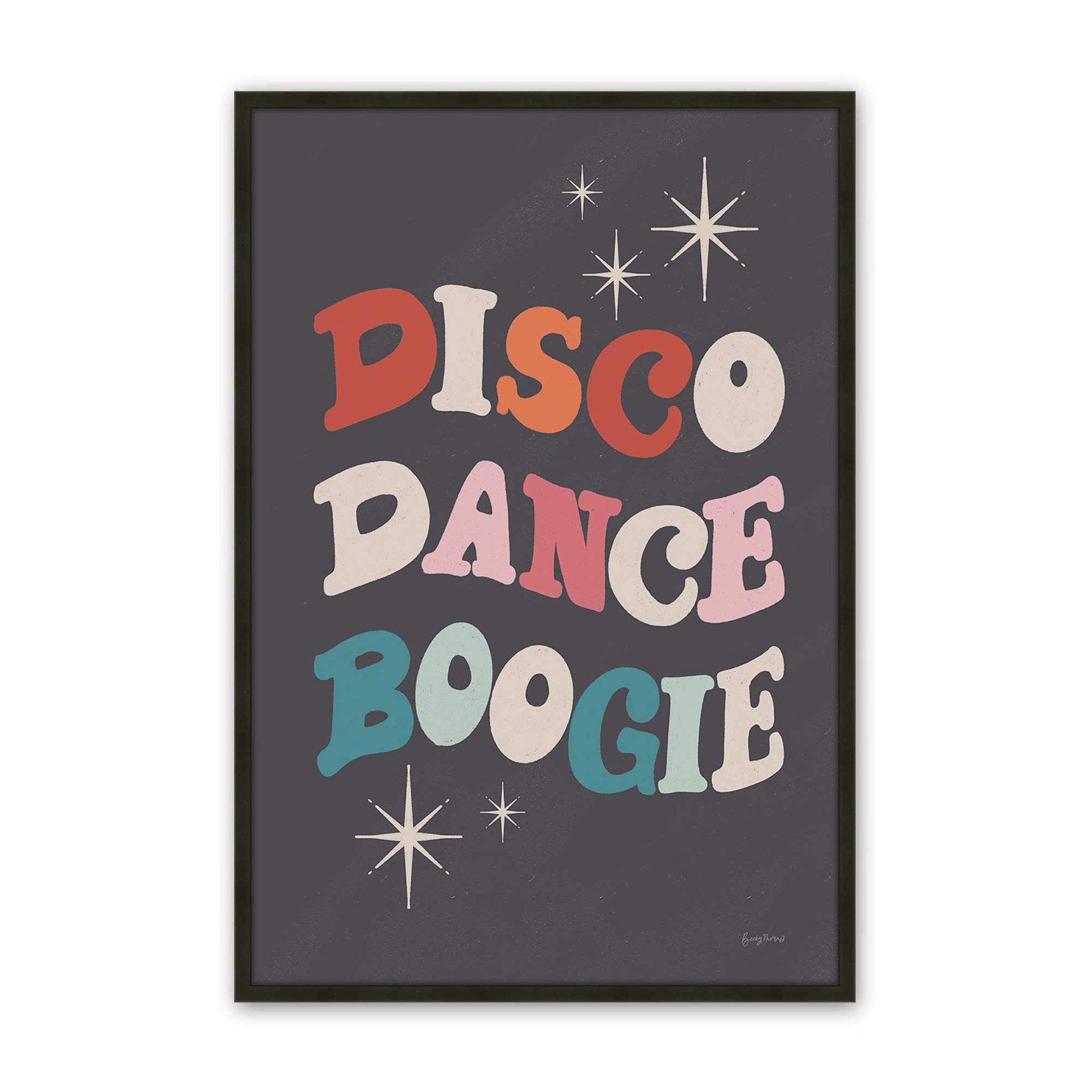 [Color:Satin Black], Picture of art in a Satin Black frame