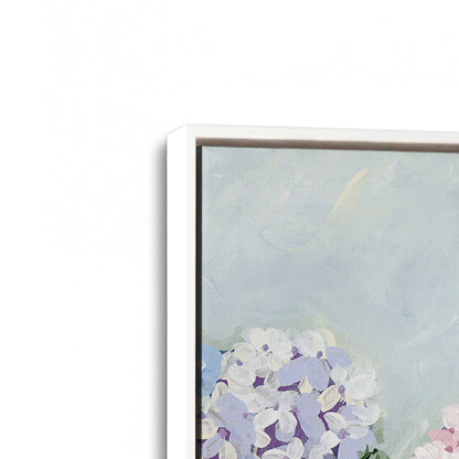 [Color:Opaque White], Picture of art in a White frame at an angle