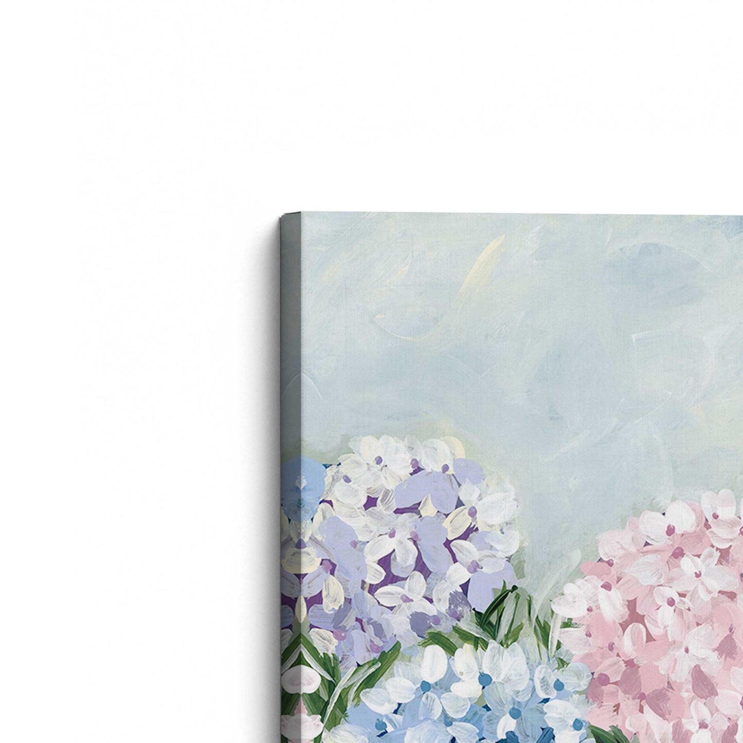 [Color:Stretched Canvas], Picture of the corner of the art