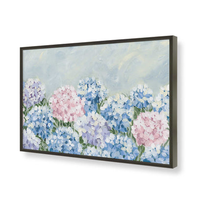 [Color:Satin Black], Picture of art in a Satin Black frame of the corner