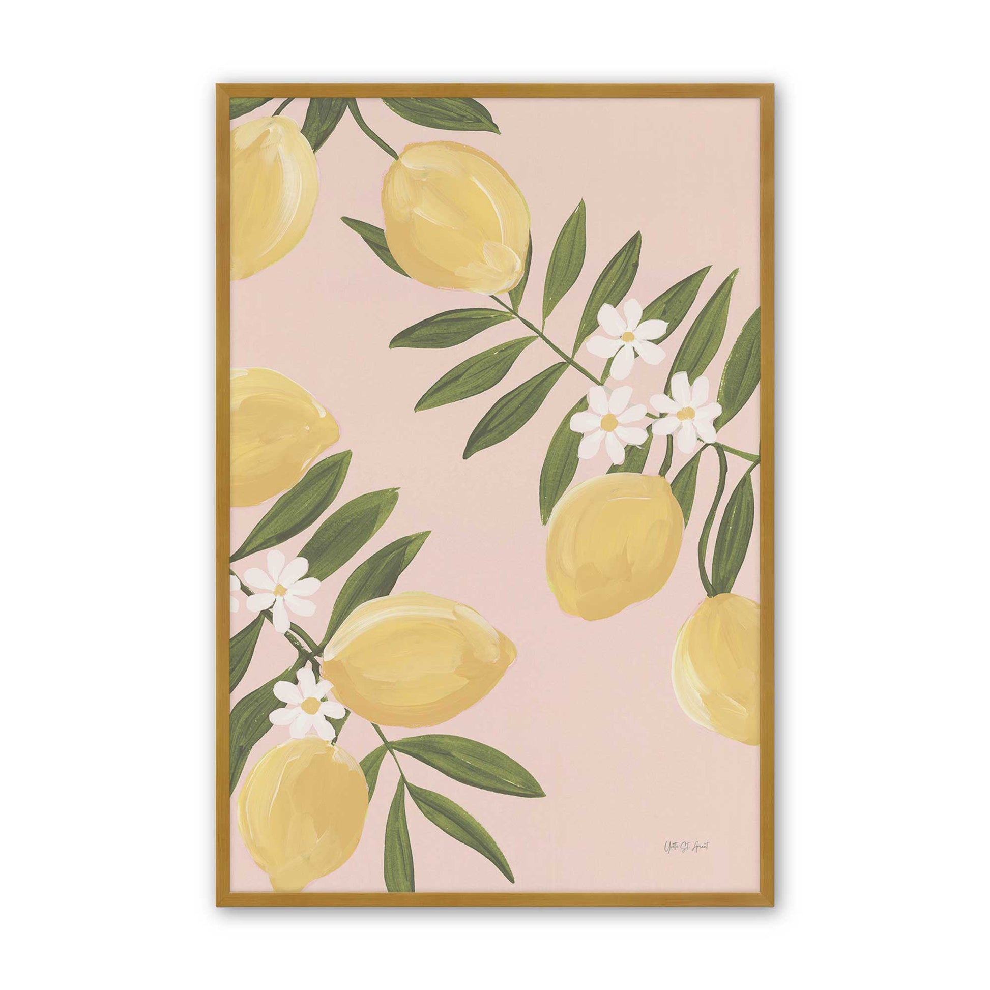 [Color:Polished Gold], Picture of art in a Polished Gold frame