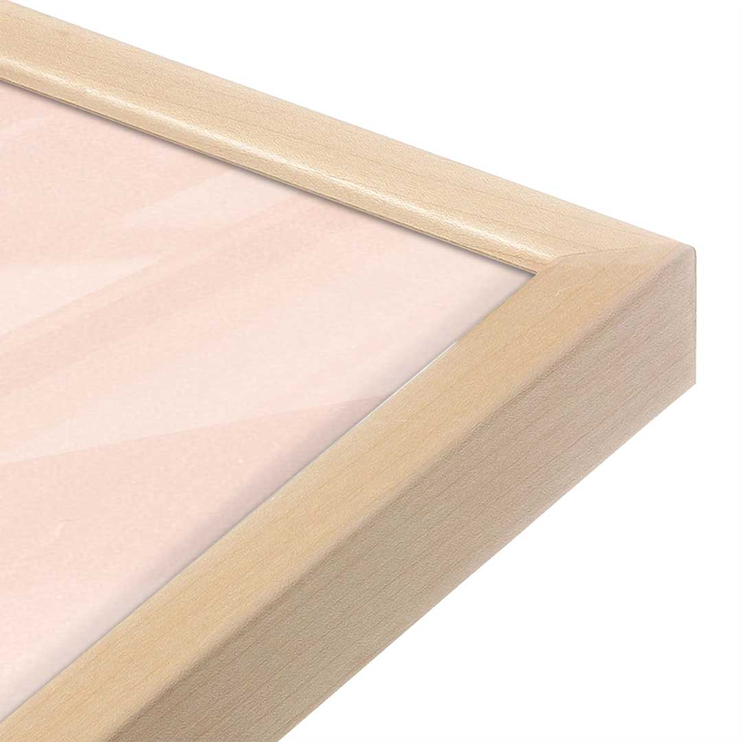 [Color:Raw Maple], Picture of art in a Raw Maple frame at an angle