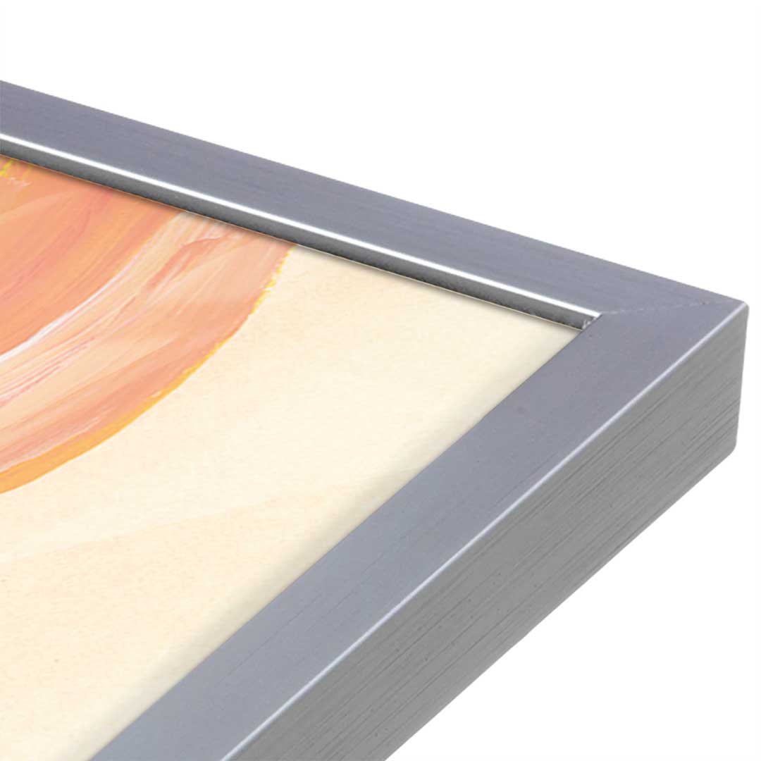 [Color:Polished Chrome], Picture of art in a Polished Chrome frame at an angle