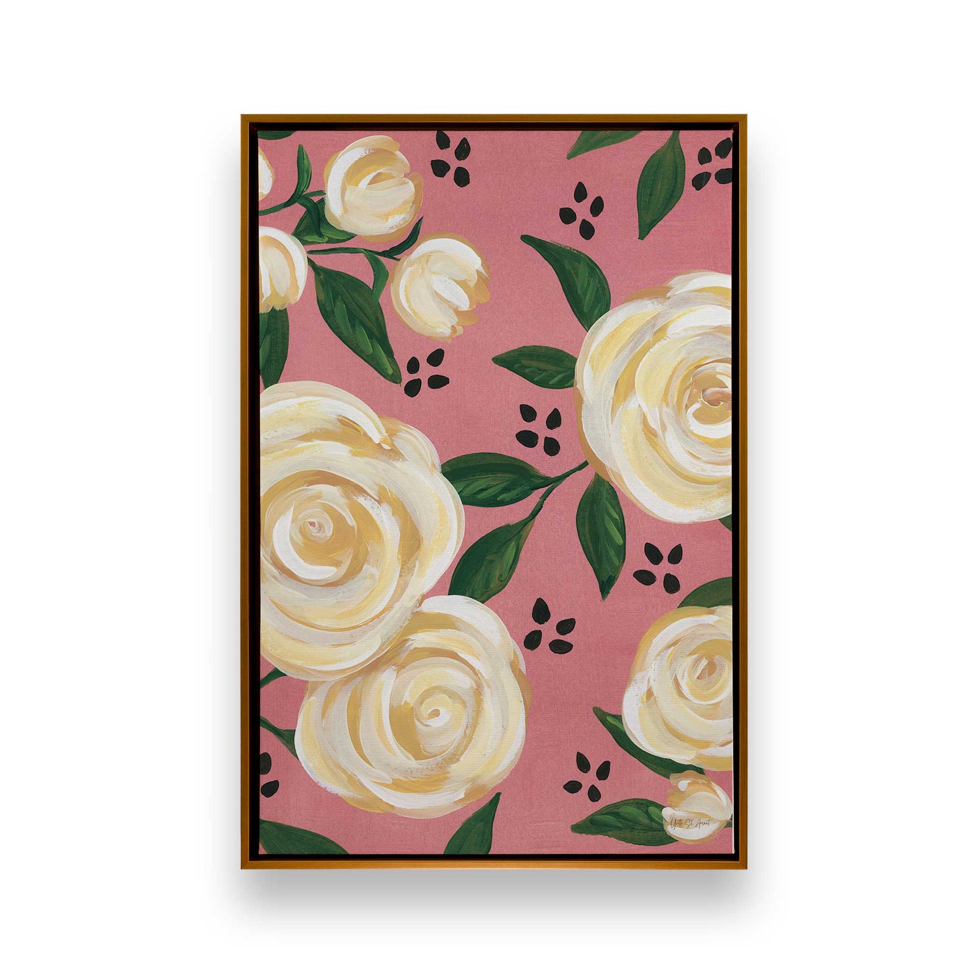 [Color:Polished Gold], Picture of art in a Polished Gold frame