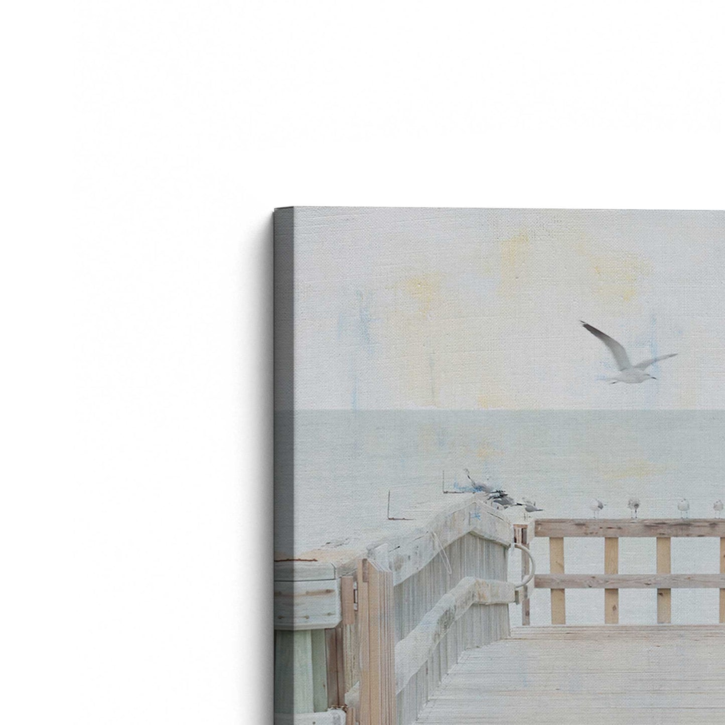 [Color:Stretched Canvas], Picture of the corner of the art