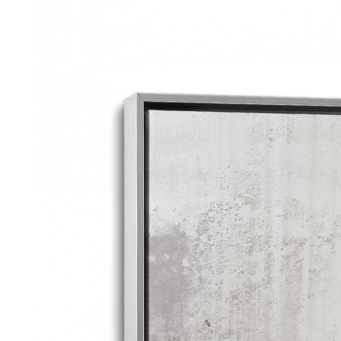 [Color:Polished Chrome], Picture of art in a Polished Chrome frame at an angle