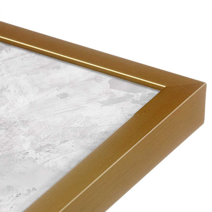 [Color:Polished Gold], Picture of art in a Polished Gold frame at an angle