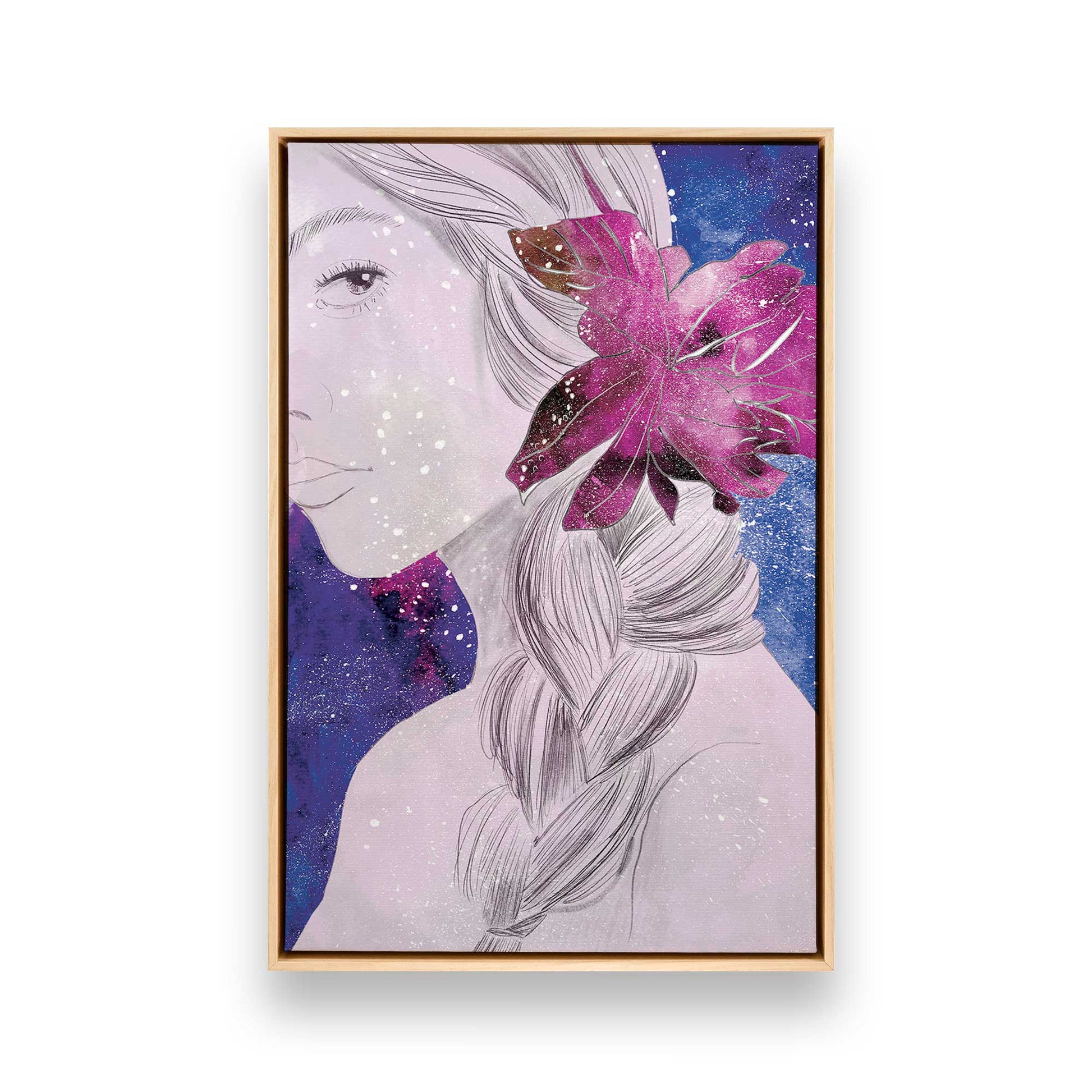 [Color:American Maple], Picture of art in a American Maple frame