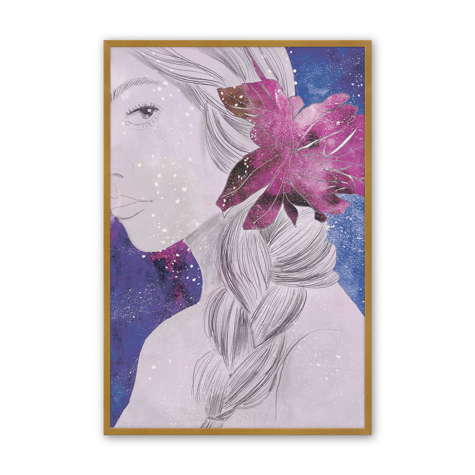 [Color:Polished Gold], Picture of art in a Polished Gold frame