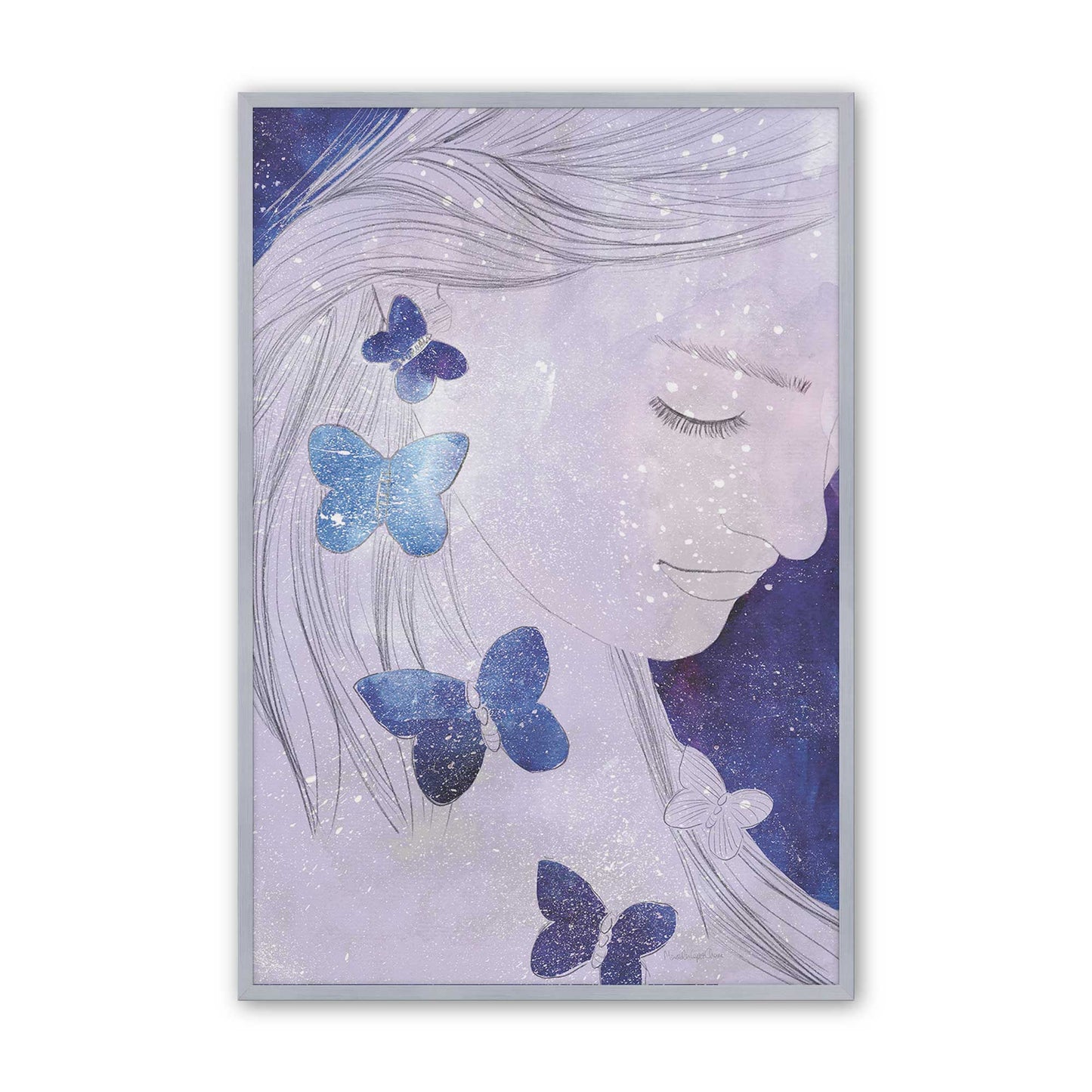 [Color:Polished Chrome], Picture of art in a Polished Chrome frame