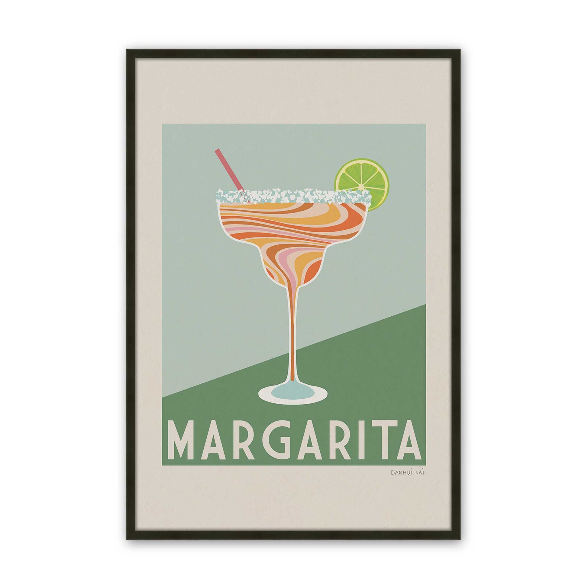 [Color:Satin Black], Picture of art in a Satin Black frame