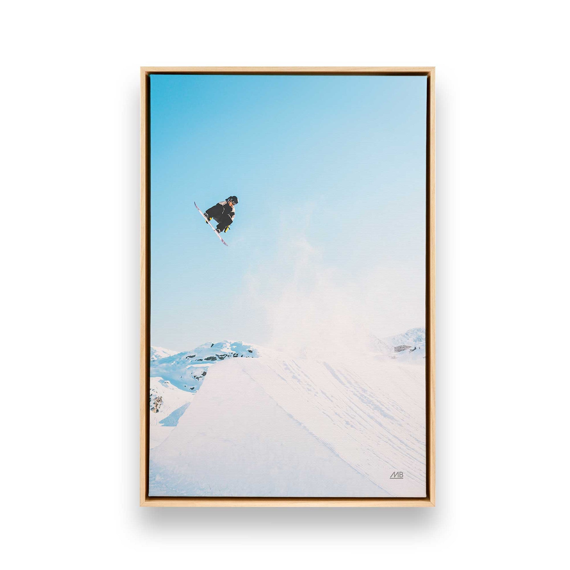 [Color:American Maple], Picture of art in a American Maple frame