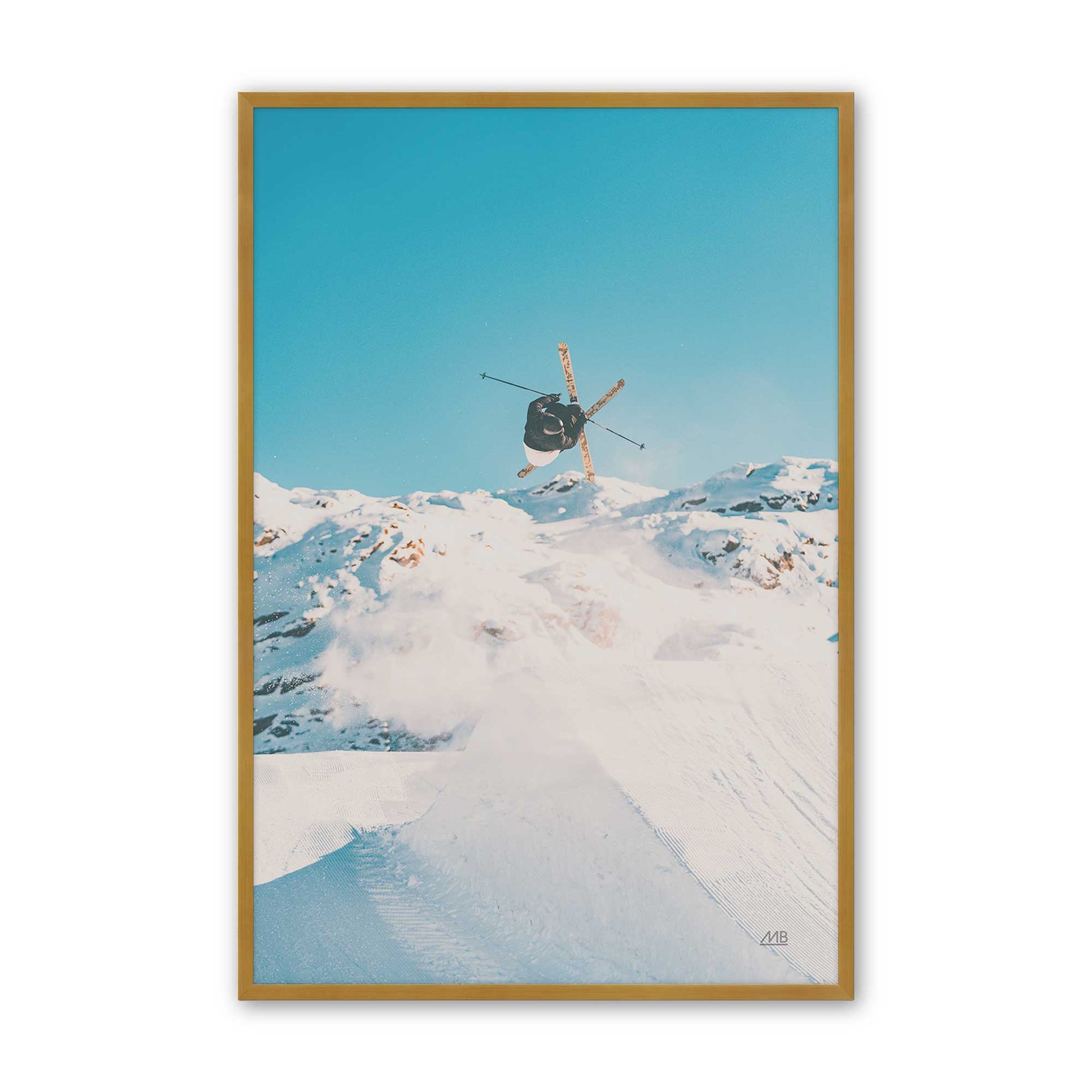 [Color:Polished Gold], Picture of art in a Polished Gold frame