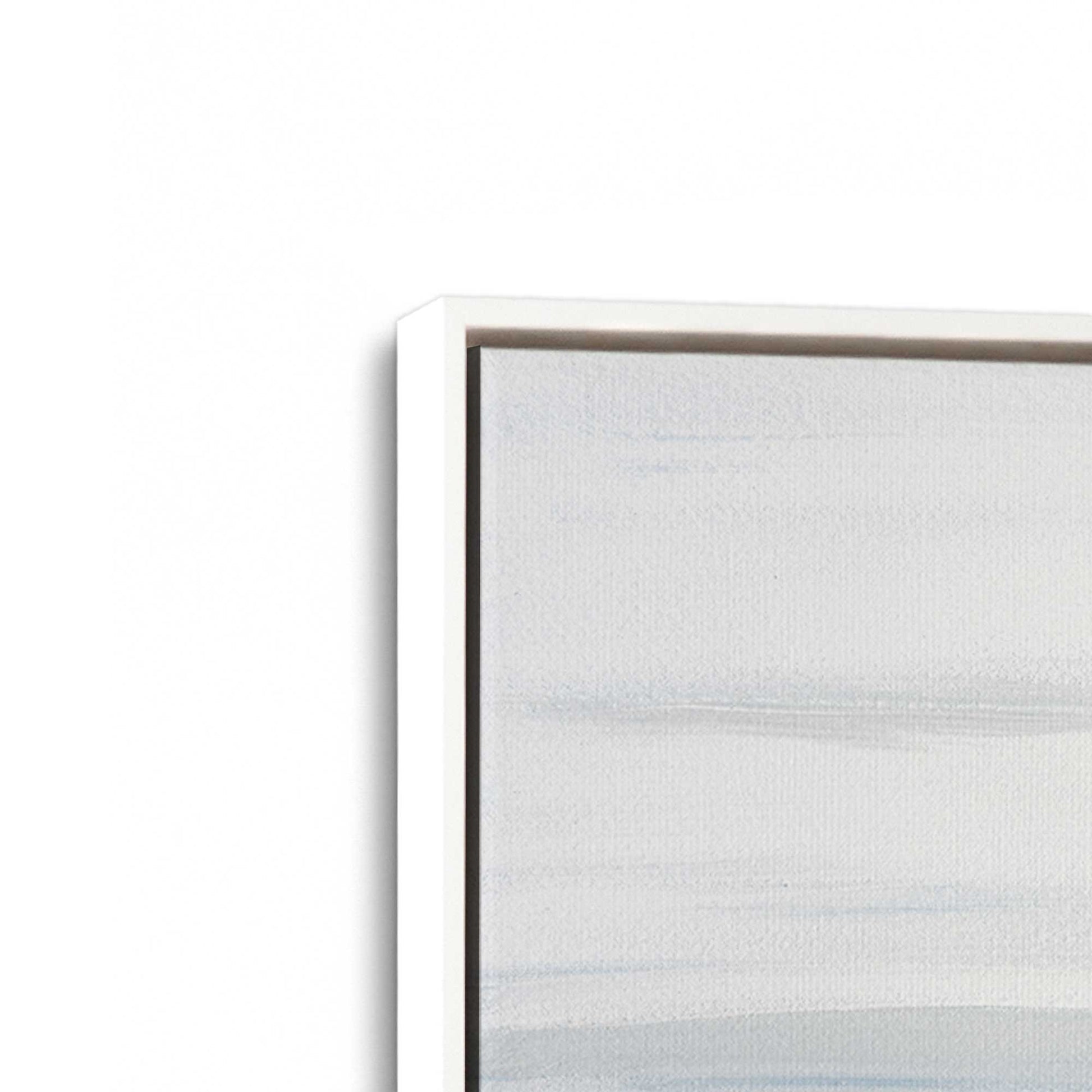 [Color:Opaque White], Picture of art in a White frame at an angle