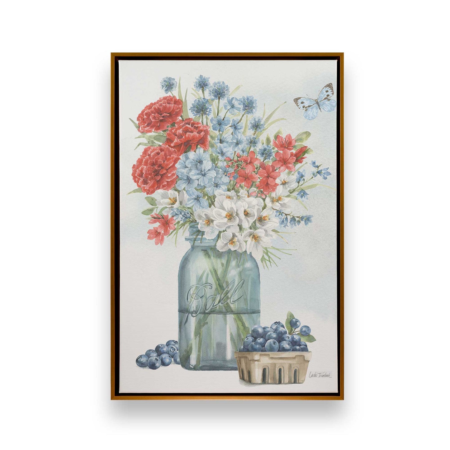 [Color:Polished Gold], Picture of art in a Polished Gold frame