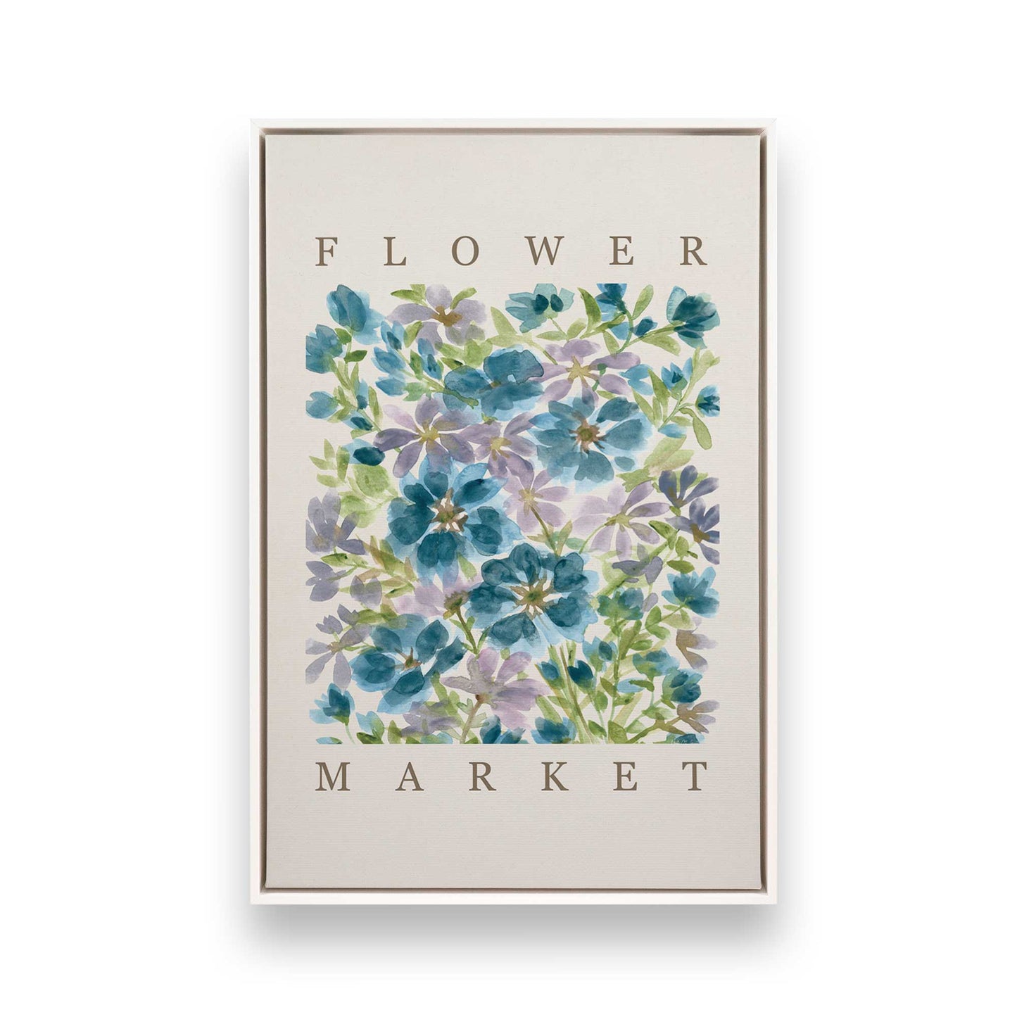 [Color:Opaque White], Picture of art in a White frame