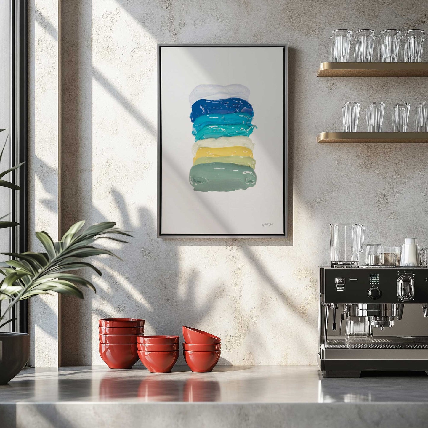 Picture of art in a room