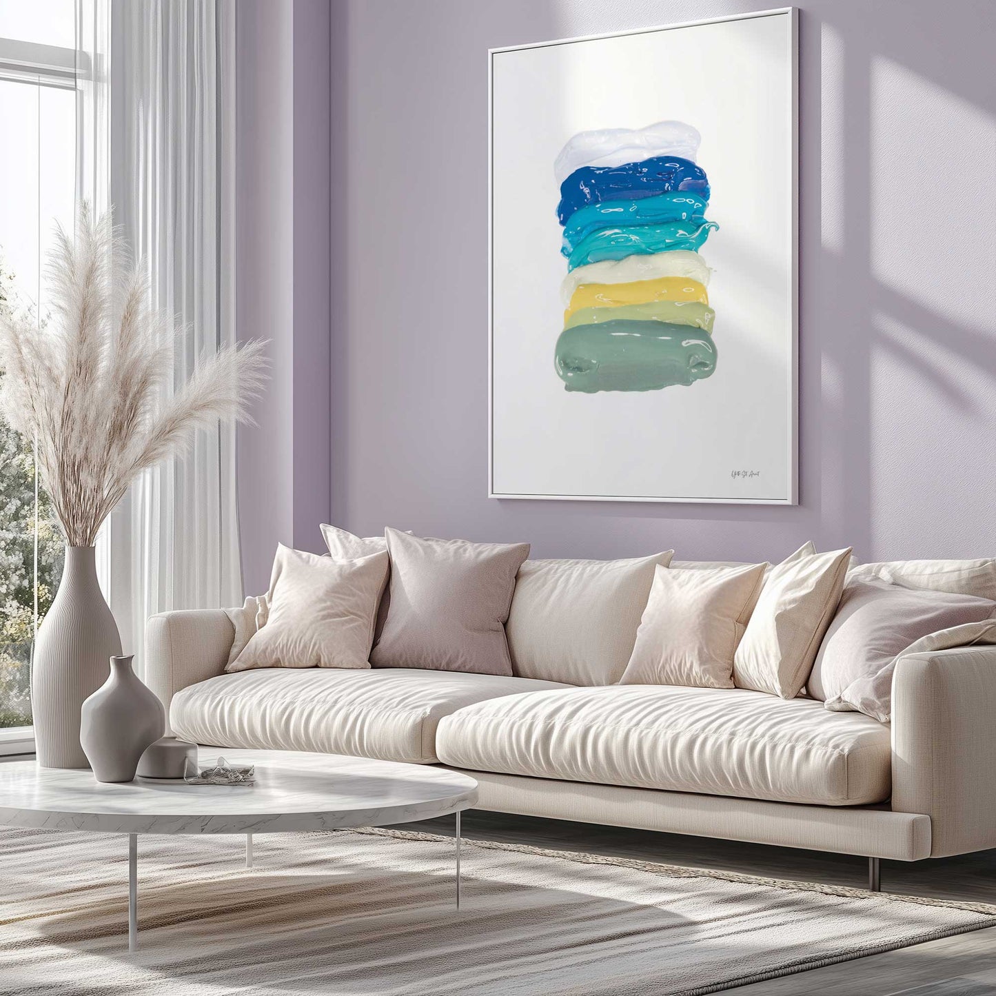 [SPECIAL],[LIFESTYLE], Picture of art hanging in a room